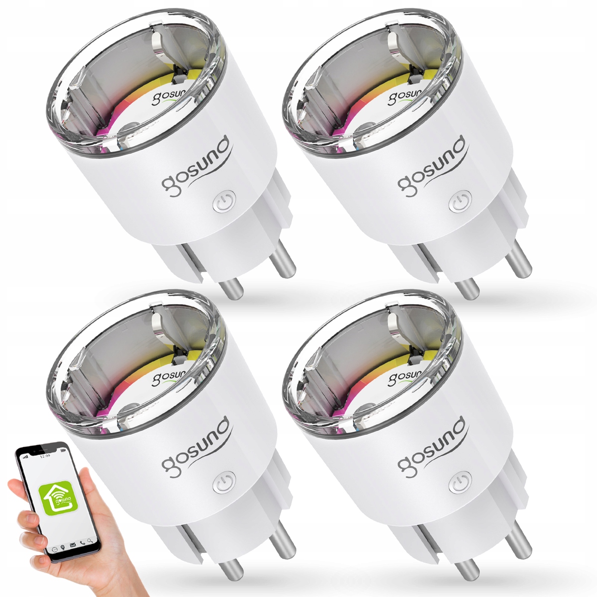 

Gosund EP2 Inteligentne Gniazdko WiFi Tuya 4pack