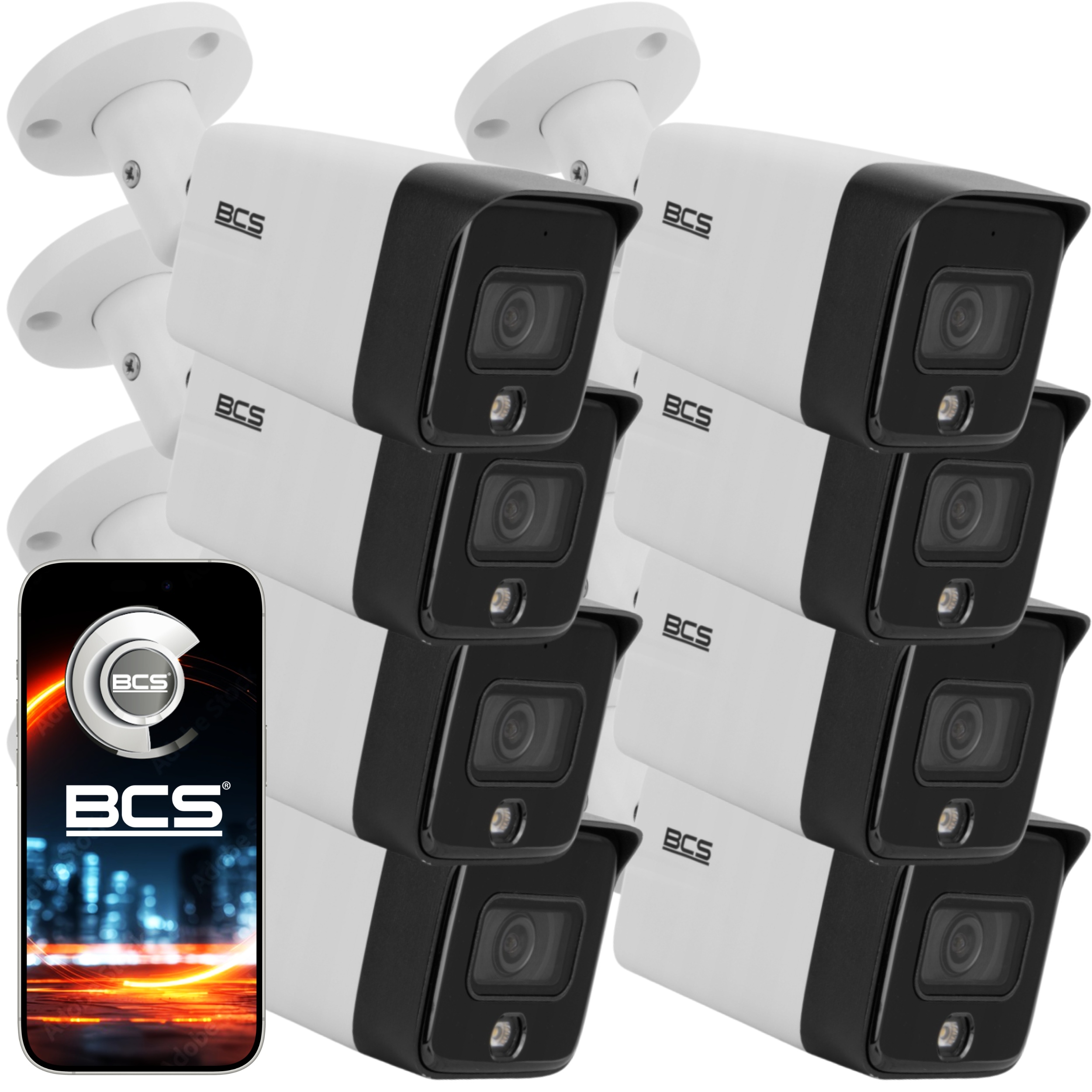 Kamera 8x BCS-L-TIP16FCR3L3 Line 6MPX IR30M IP67 Detekcja Dori Blc Hlc Bcs