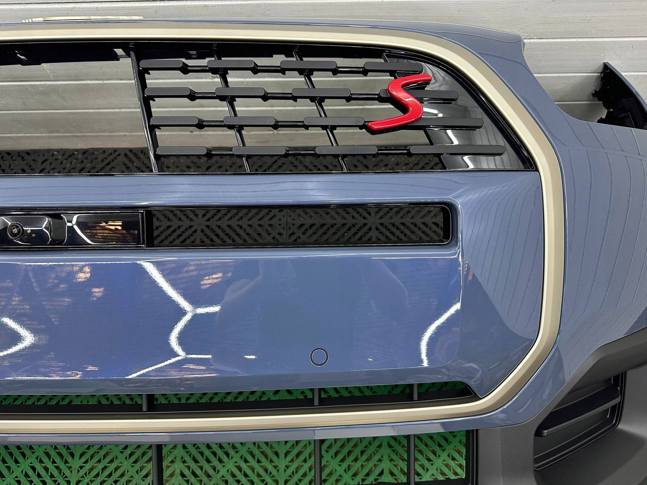 front bumper Mini Countryman U25 S complete colour C70 SLATE BLUE