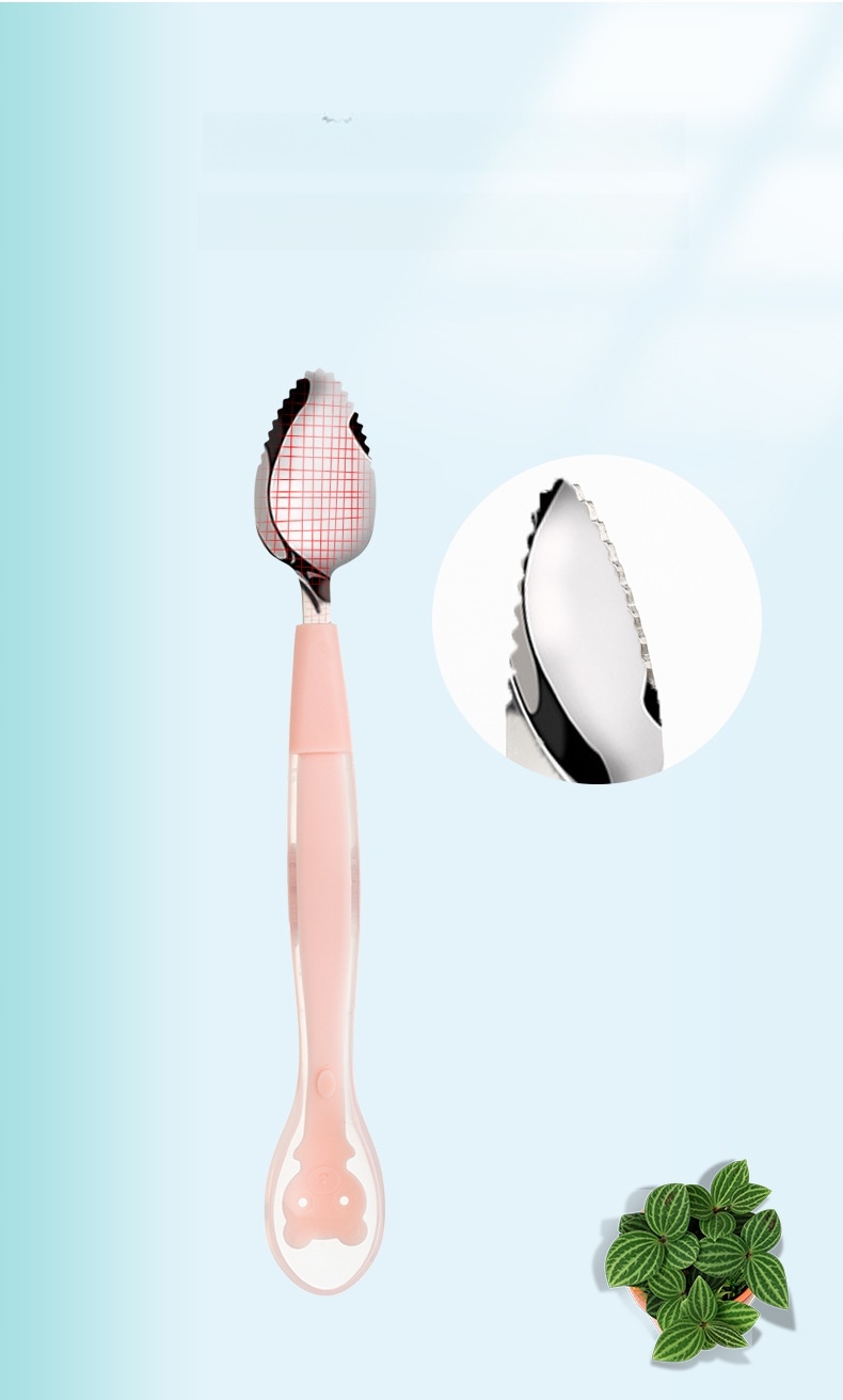 ŁYŻECZKA DO SUPLEMENTÓW ŻYWNOŚCI BABY FRUIT MUD DOUBLE HEAD Marka bez marki