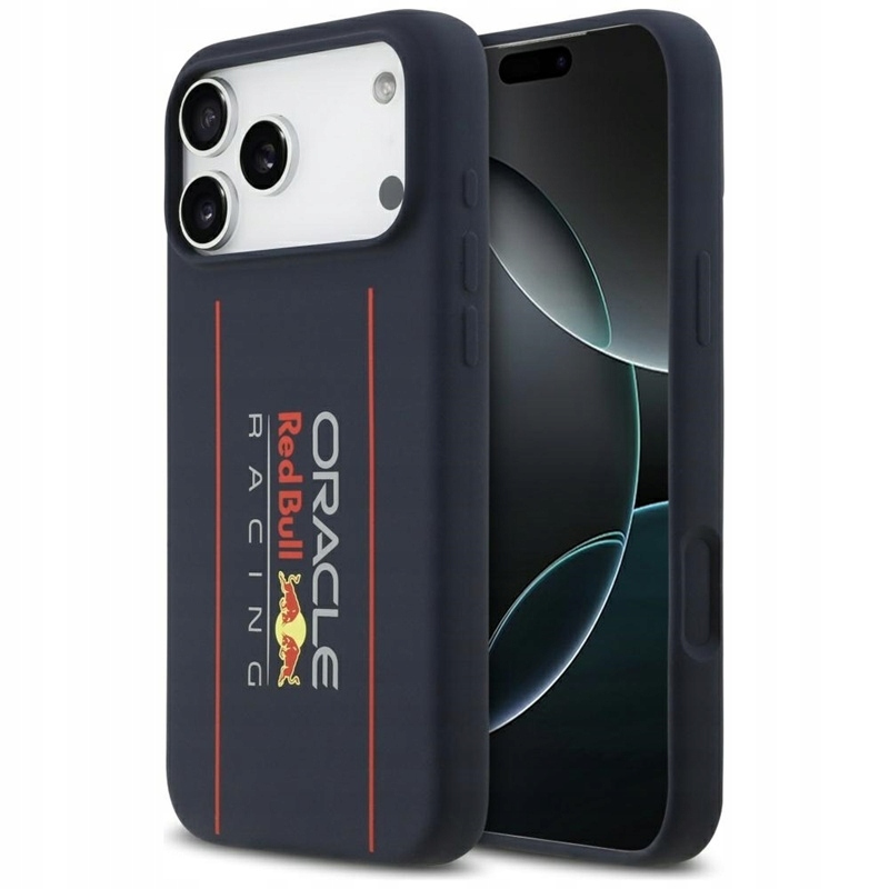 Pouzdro Pro Iphone 17 Pro Max Magsafe Red Bull Originální Silikon Tmavě Modré