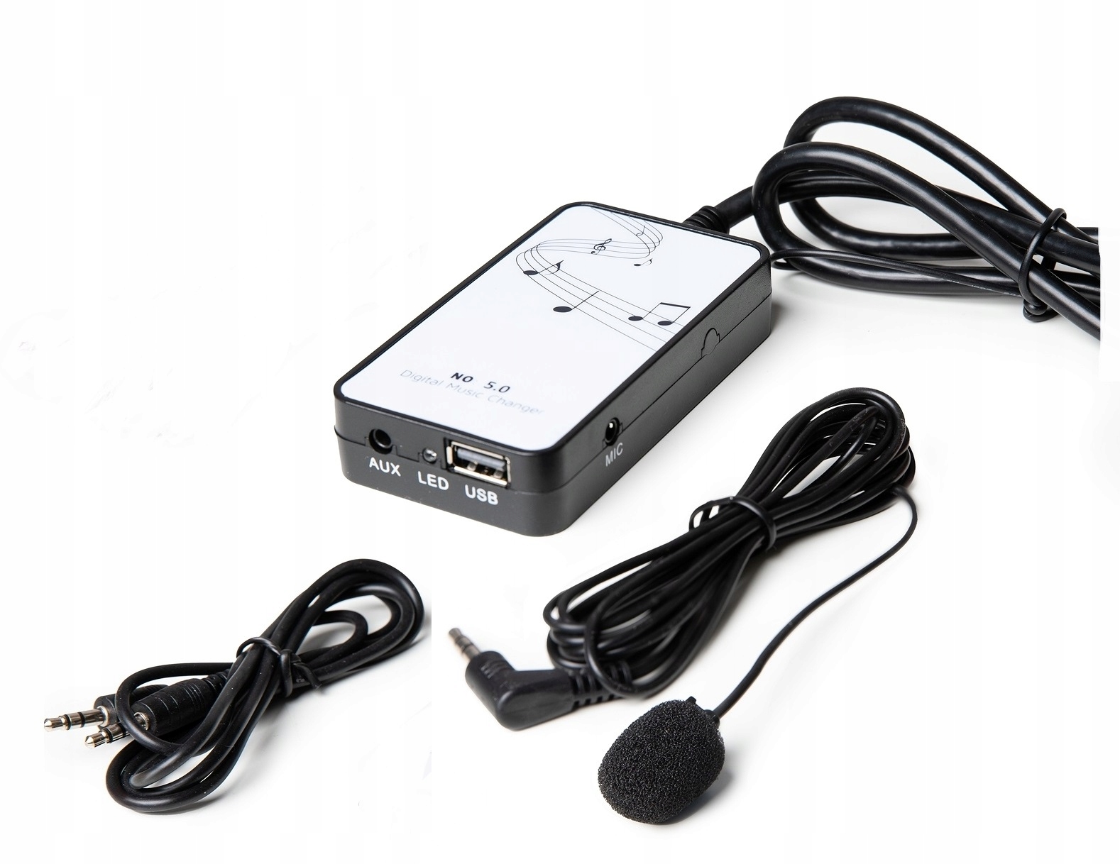 Adapter Moduł Sb MP3 Zestaw Głośnomówiący Bluetooth do Audi Vw Seat Skoda