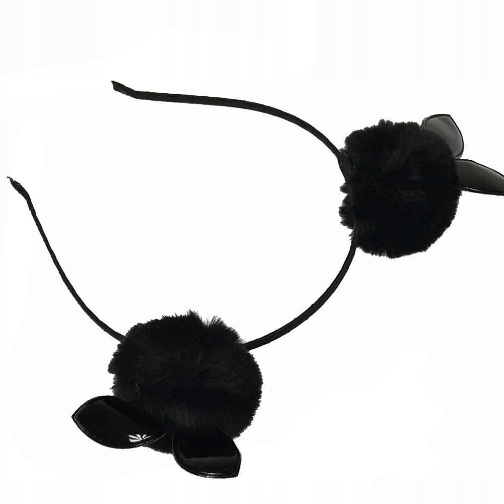 

Opaska do Włosów z Pomponami Modna Opaska Damska