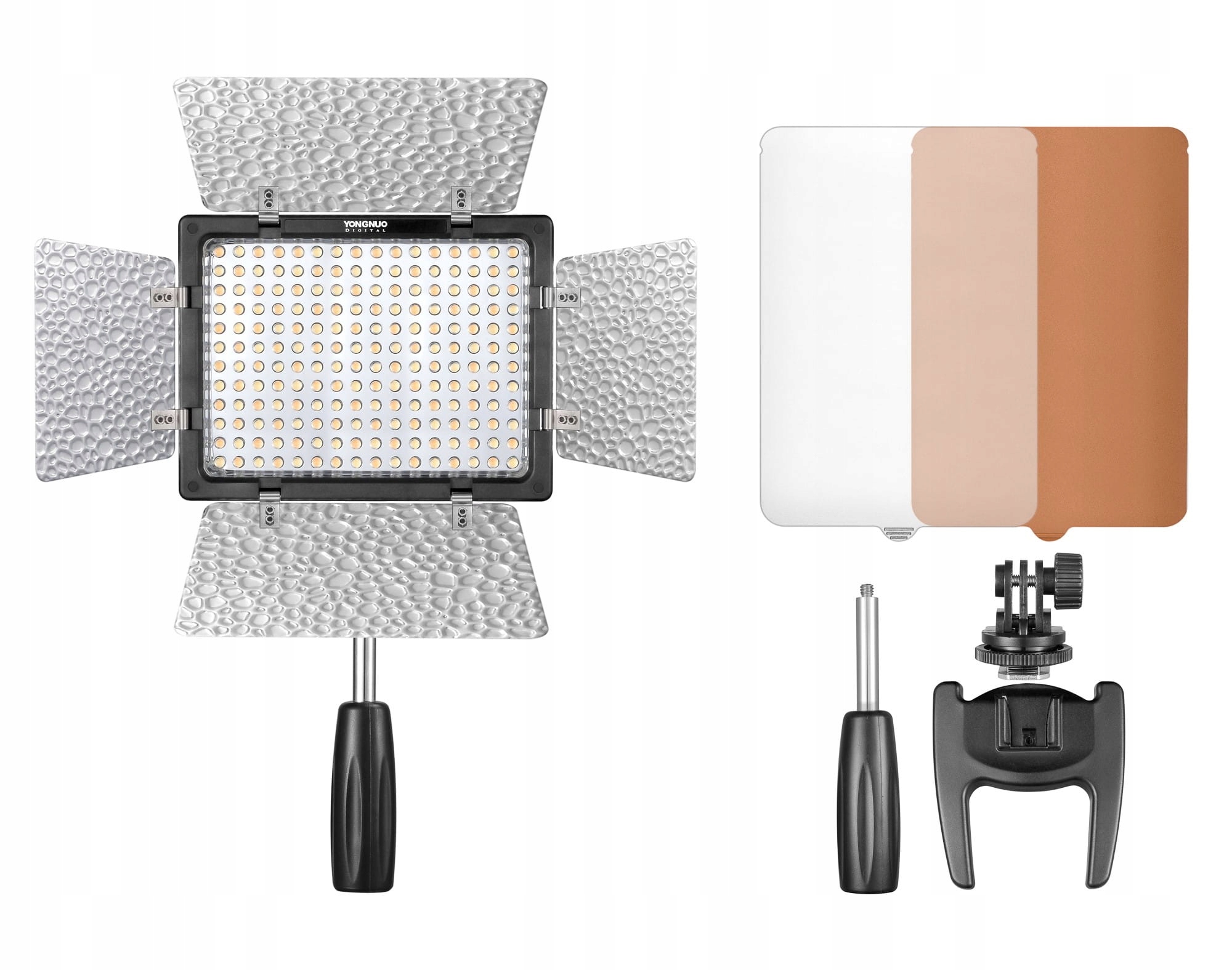 Led lampa Yongnuo YN160 III studiová fotografická 5500K 2 x difuzér