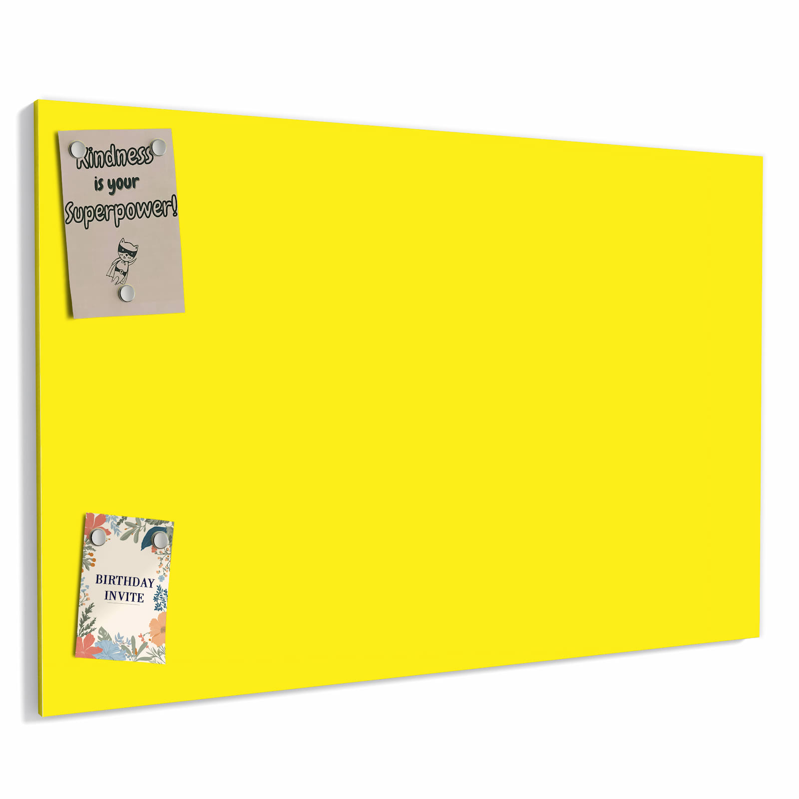 Magnetická tabule Žluté Pozadí A 90 × 60 cm