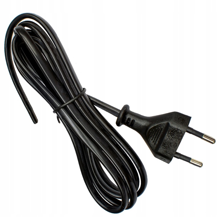 

Kabel przewód zasilający z wtyczką 130cm 2x 0,75mm