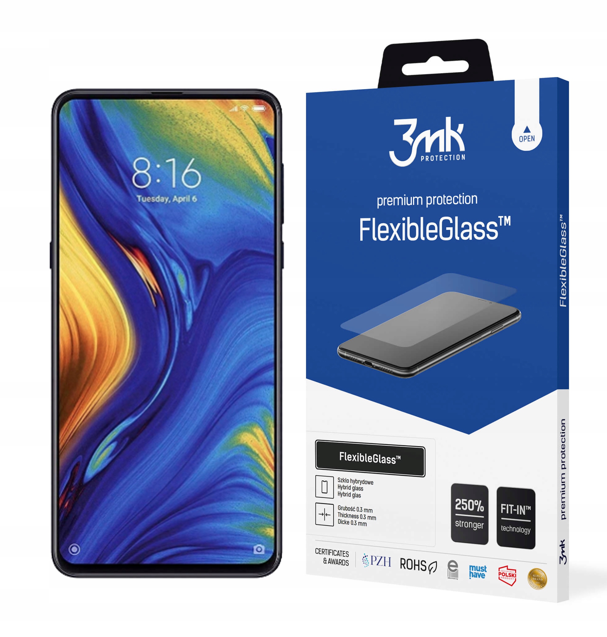 

3MK Szkło FlexibleGlass do Xiaomi Mi Mix 3