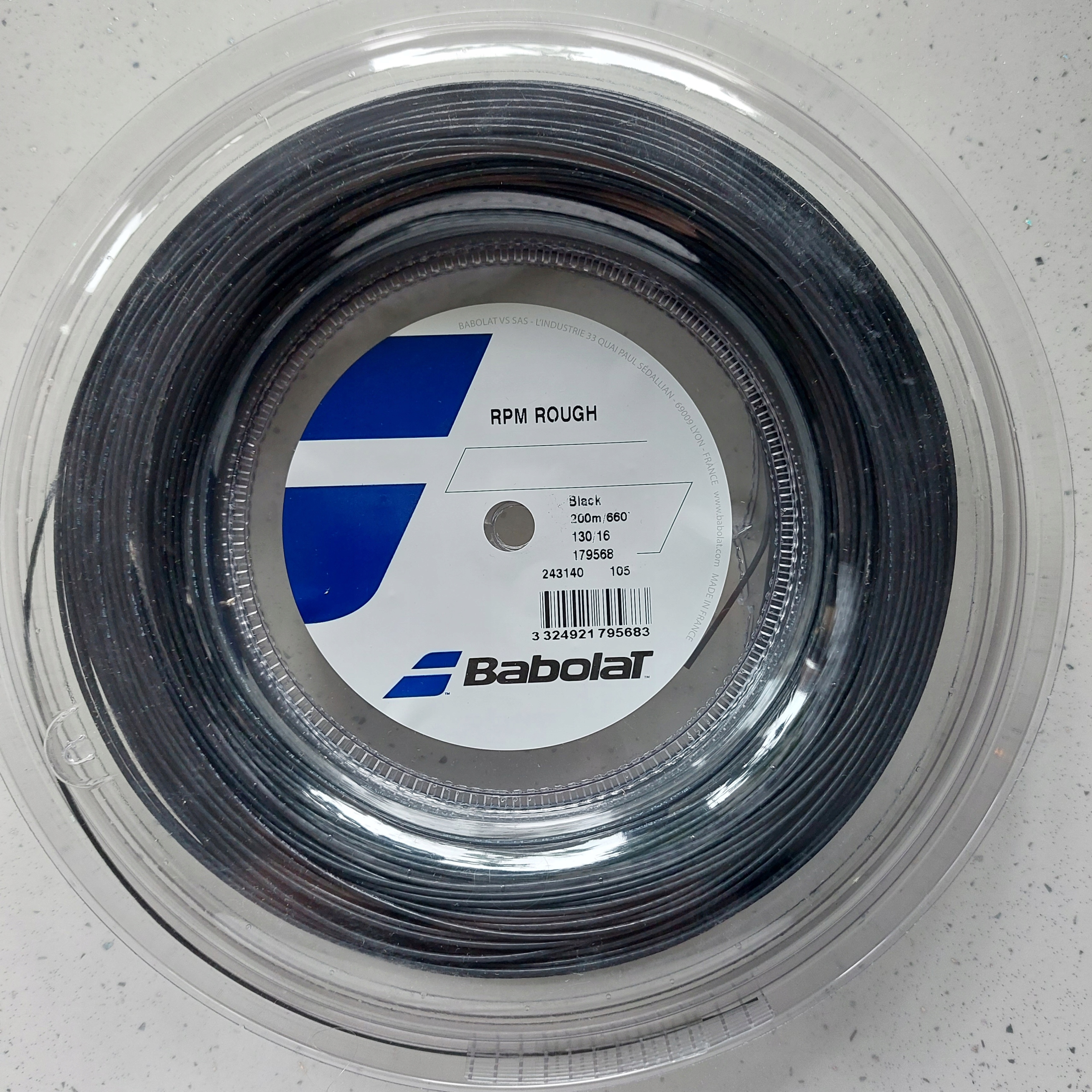 Naciąg tenisowy Babolat Rpm Rough 1,30 mm 12 m ze szpuli