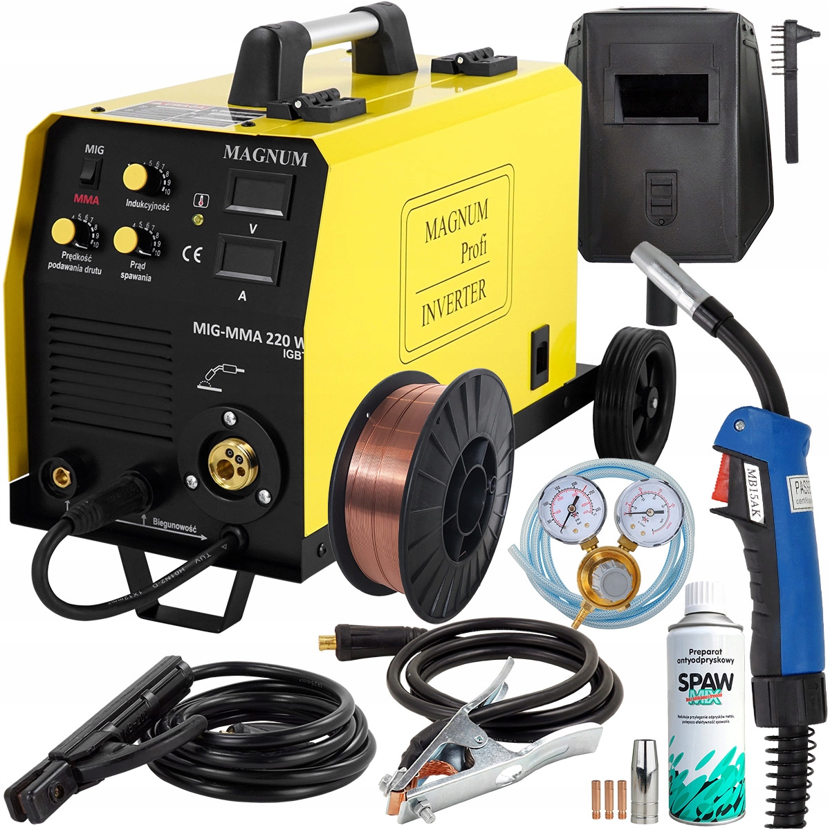 Зварювальний апарат інвертора Magnum MIG 220W IGBT MAG