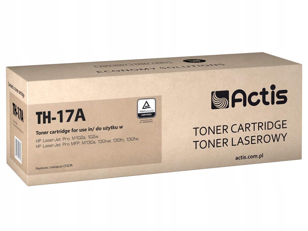 

Toner Do Hp 17A CF217A Czarny Actis TH-17A Nowy