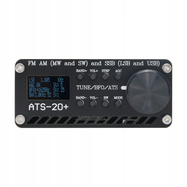 ATS-20+ SI4732 V2 kompaktowy przenośny odbiornik Kf 150kHz-30MHz Am/fm/ssb