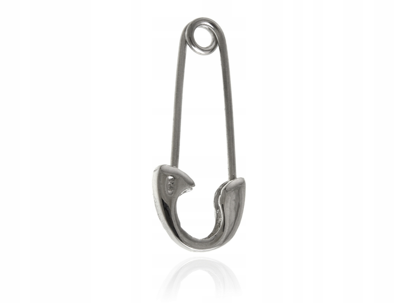 WISIOR AGRAFKA ZIHERKA SREBRNA ZAWIESZKA BROSZKA PRZYPINKA w0574