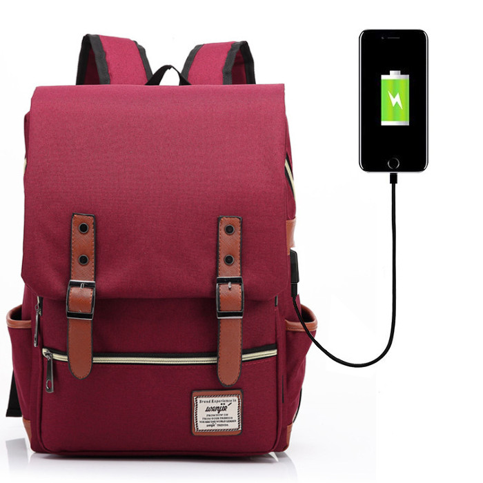 

Wrocław Plecak Oxford na laptopa 15,6 czerwony Usb
