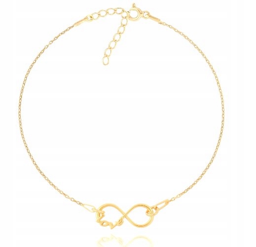 

Bransoletka Infinity Nieskończoność Love srebro925