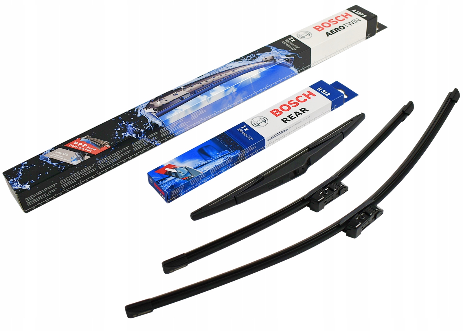 Bosch Wycieraczki Przód Tył Hyundai I30 2006-2010