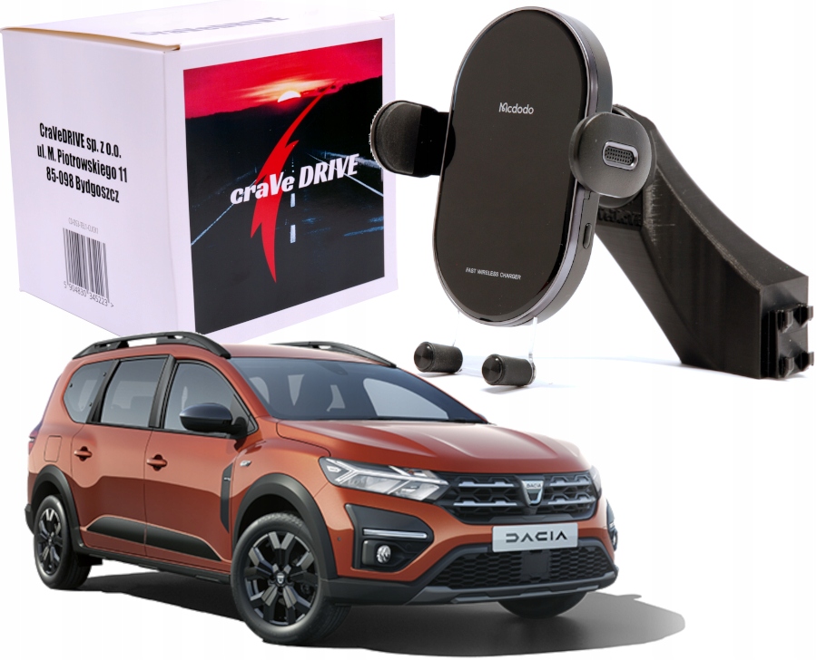 

Uchwyt na telefon z ładowaniem Dacia Jogger