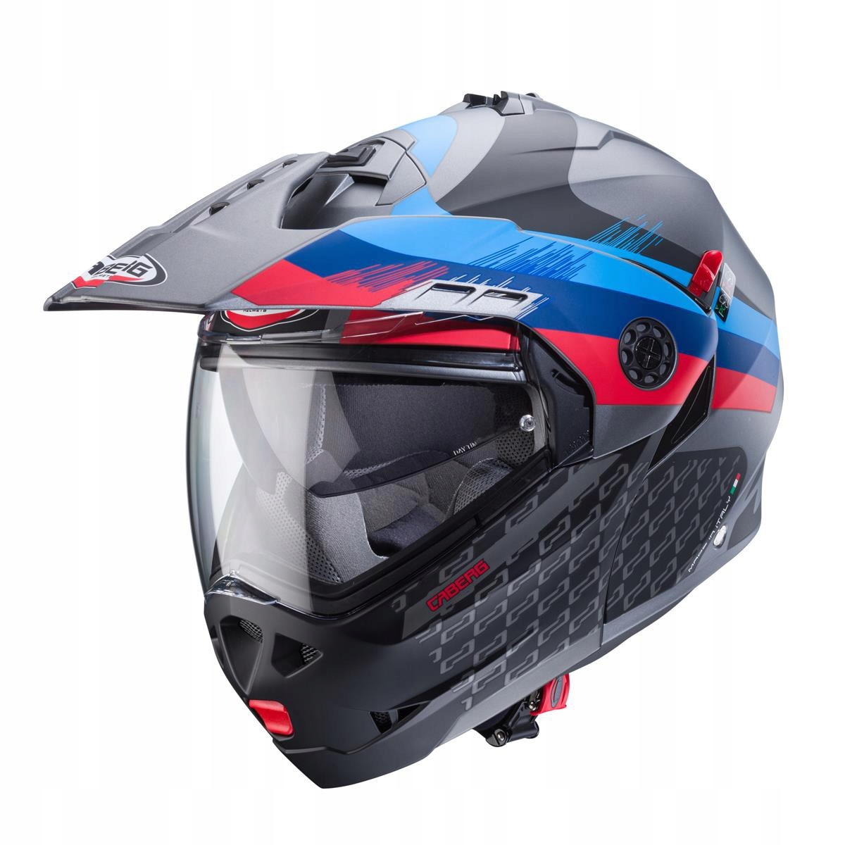 Caberg Flip-up Enduro Čeľusťová Prilba Model Tourmax X Sarabe Farba Šedá Matná