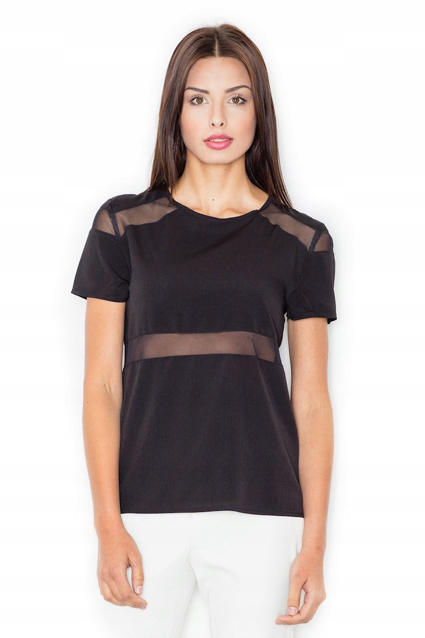 

Figl Bluzka M468 Damskie Czarny [M]