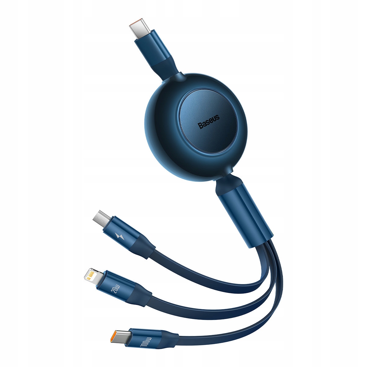 Kabel Baseus Usb typ C Apple Lightning 1,1 m niebieski