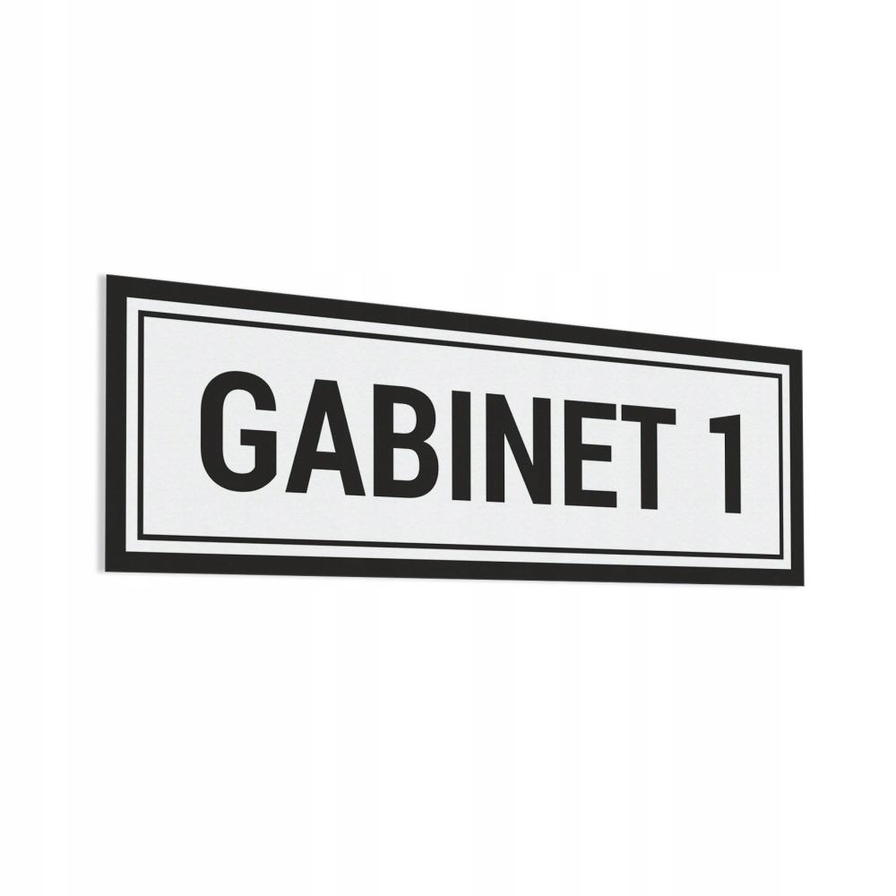 

Naklejka na drzwi Gabinet 1 10x30