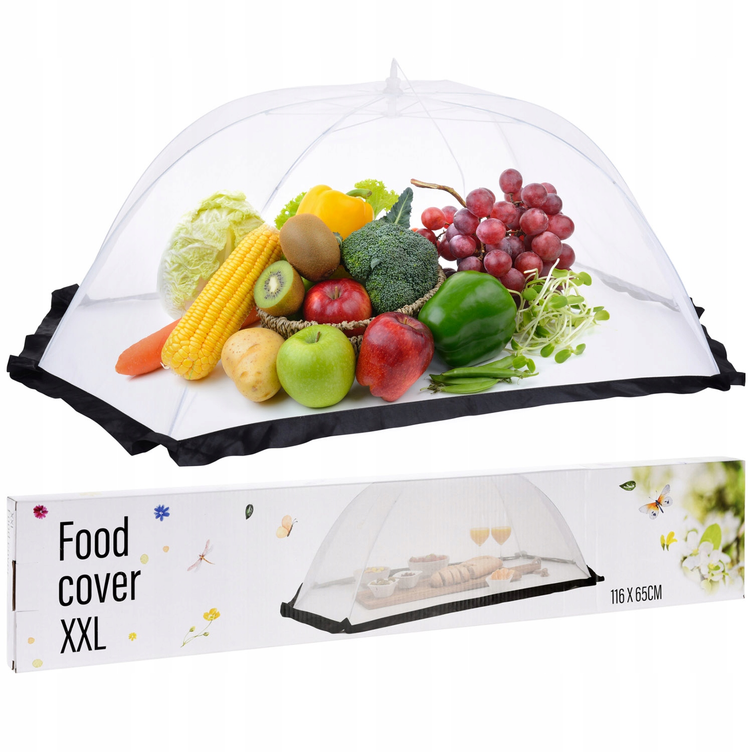 

Moskitiera Na Owoce Jedzenie Siatka Na Stół 116x65