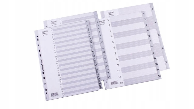 PRZEKŁADKI A4 PP NUMERYCZNE 1-10 100204765