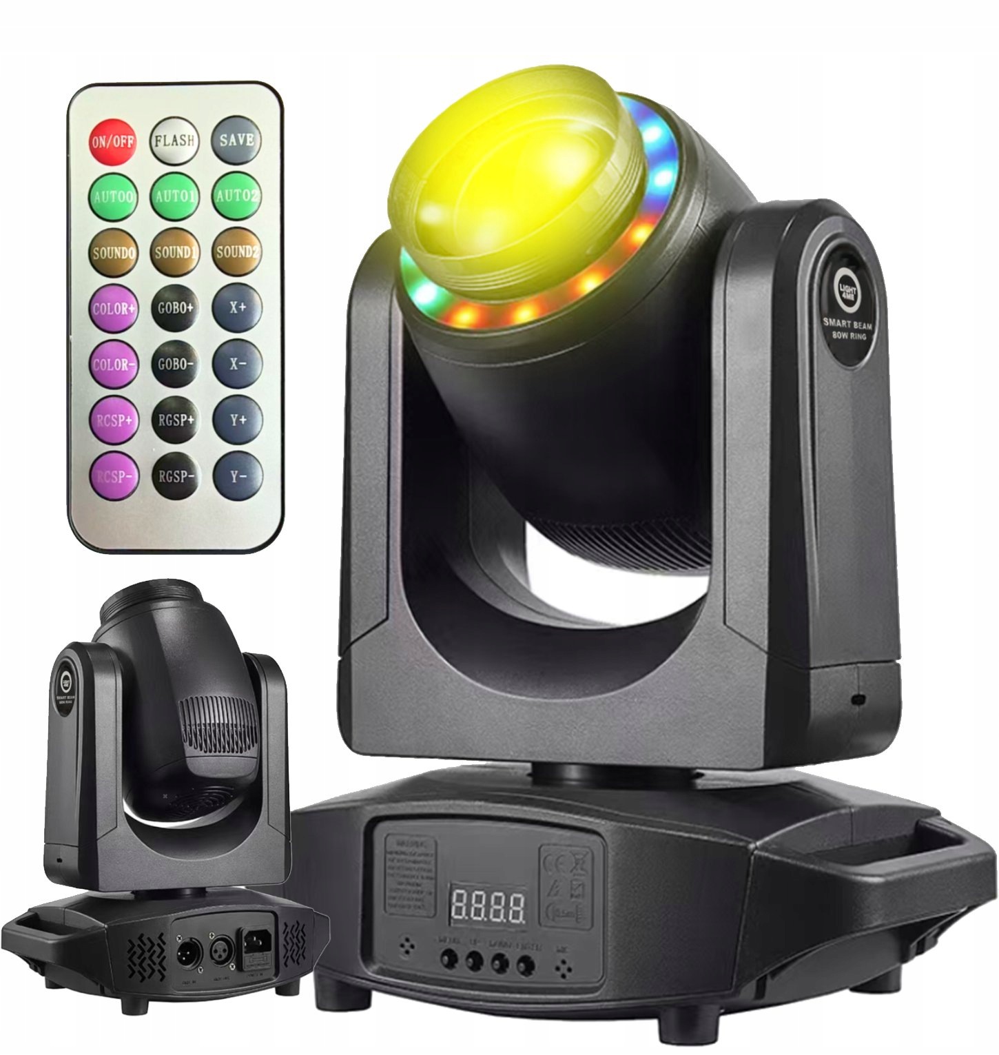 LIGHT4ME Smart Beam 80W głowica ruchoma Led oświetlenie sceniczne efekt
