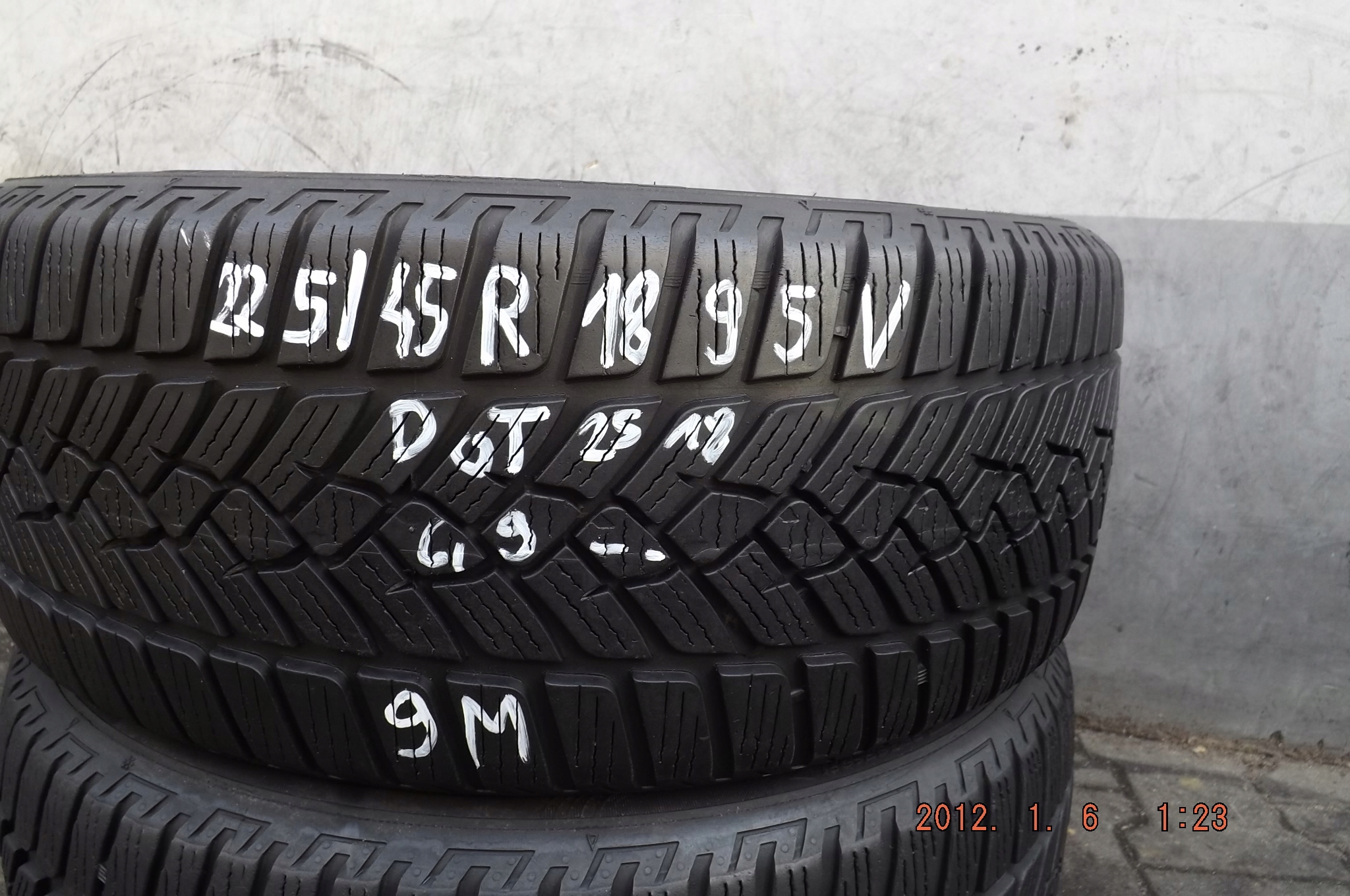 [9M] 2XZIMA 225/45R18 95V FULDA KRISTALL CONTROL HP 2 & Model Kristall Control HP2