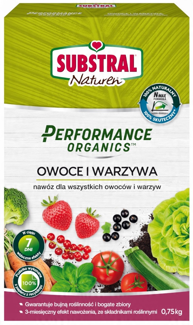 

Substral Nawóz Performance do Warzyw i Owoców 750g