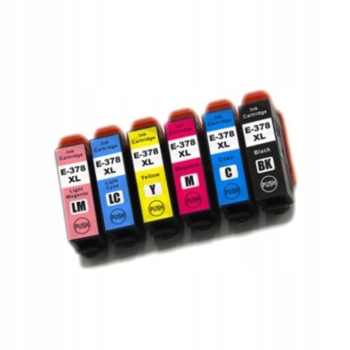 Naplnka Epson T3798 XL (378XL) multipack kompatibilní, C13T37984010
