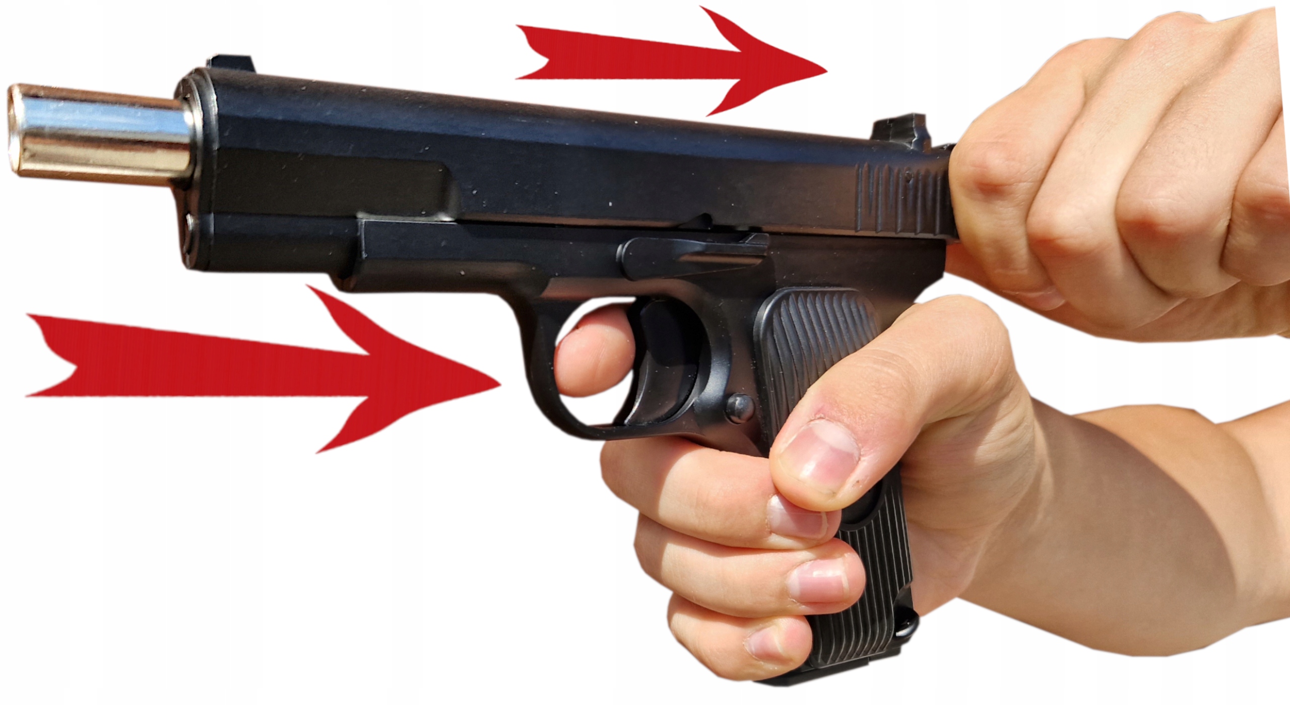 TOKAREV TT REPLIKA ASG PISTOLET METALOWY NA KULKI Bohater brak