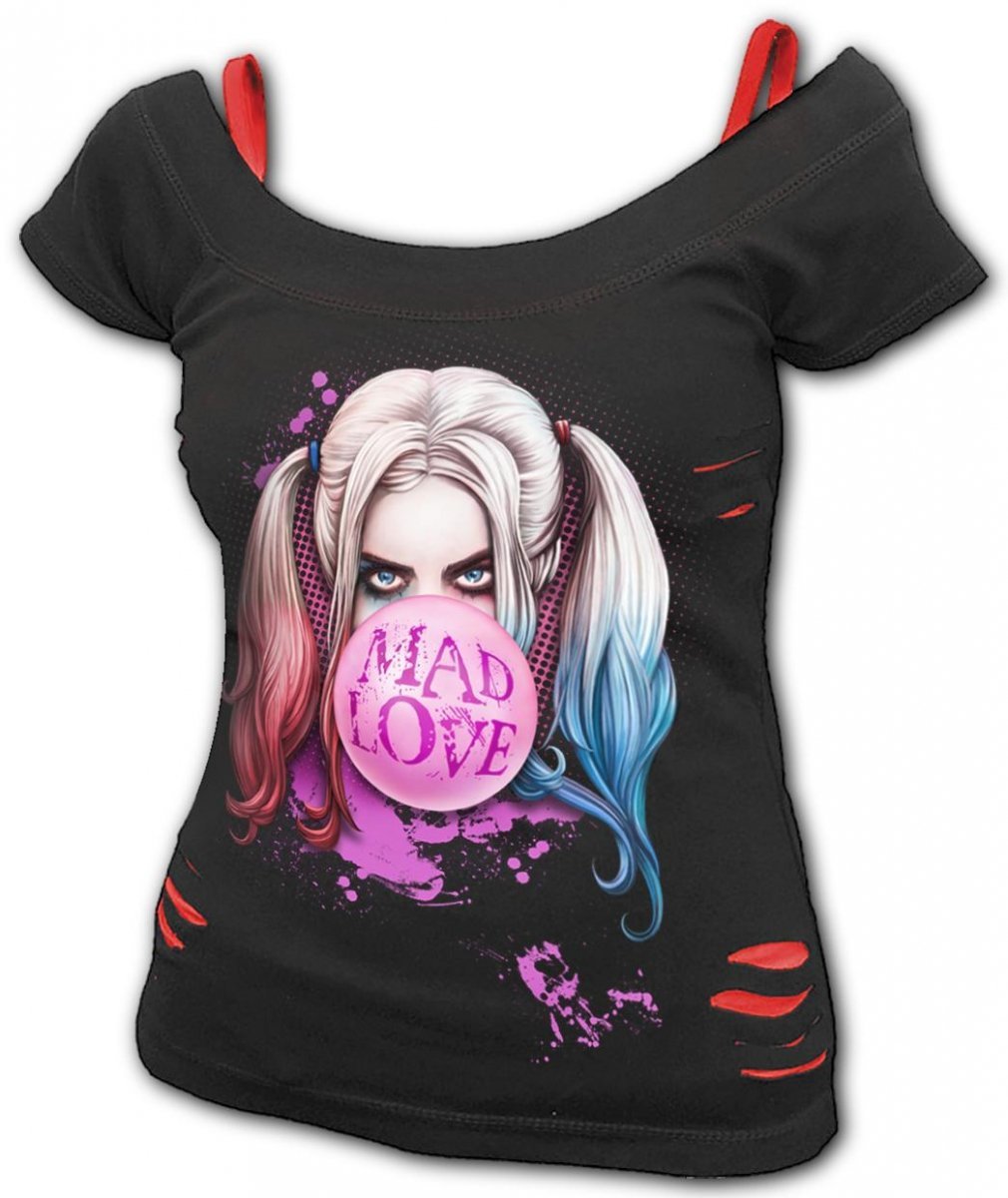 Harley Quinn Mad Love Dámská spirála 2v1 2XL