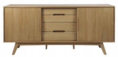 SKANDYNAWSKA DREWNIANA KOMODA DĘBOWA Z SZUFLADAMI Kod producenta malla-komoda