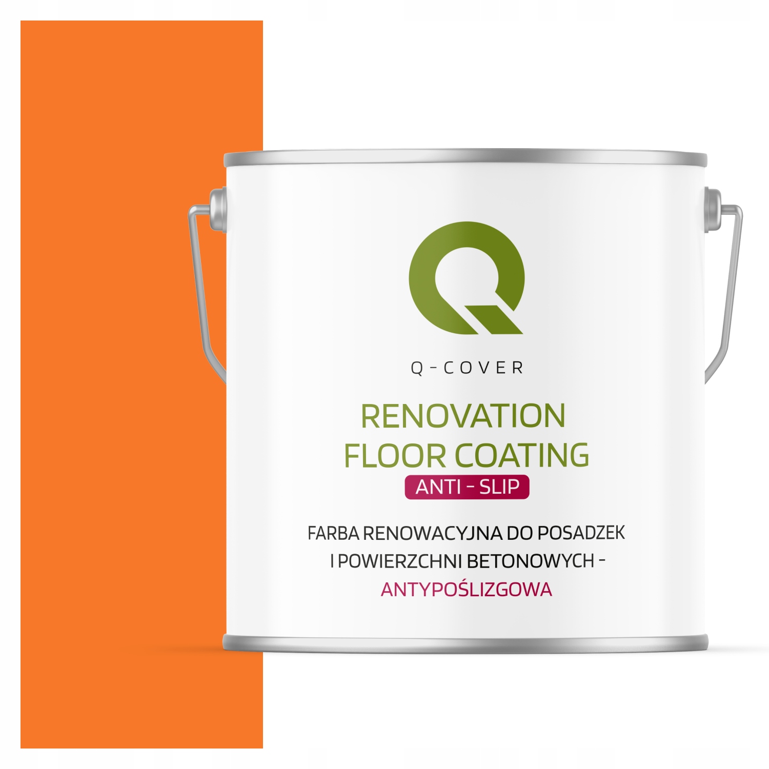 Renovačná Farba Na Podlahy Protišmyková Oranžová Pastelová RAL2003 5 L