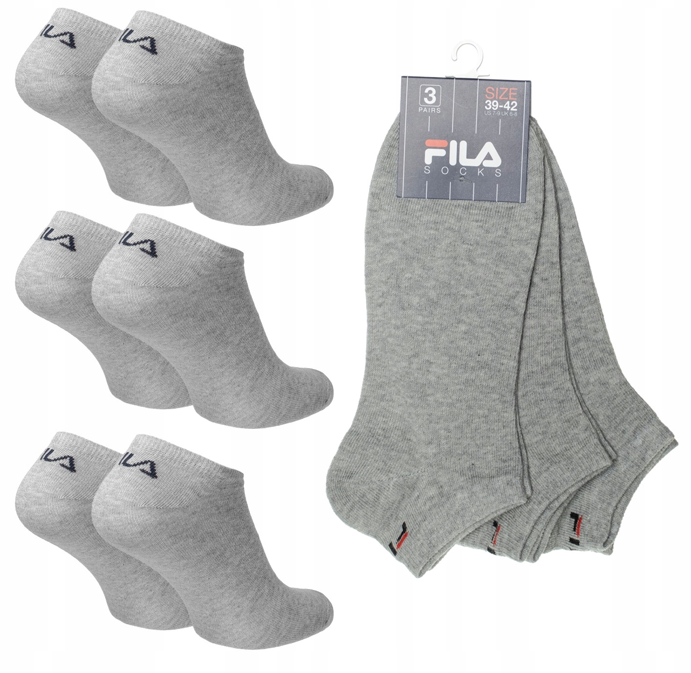 

Fila skarpety męskie stopki 3PAK 43-46 bawełna