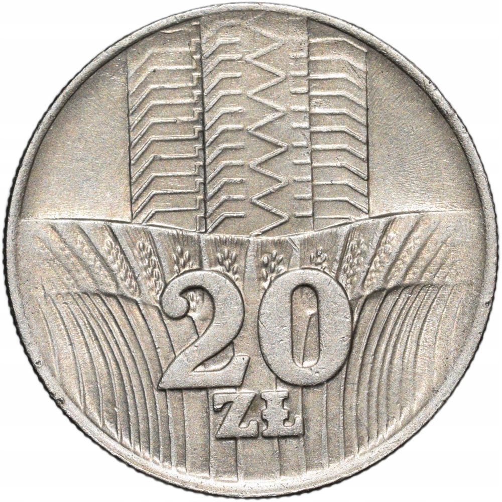 20 złotych 1976 WIEŻOWIEC I KŁOSY