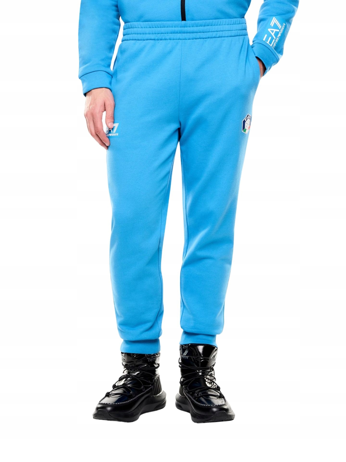 Pánské teplákové kalhoty EA7 Emporio Armani Fisi Natural VENTUS7 Blue M