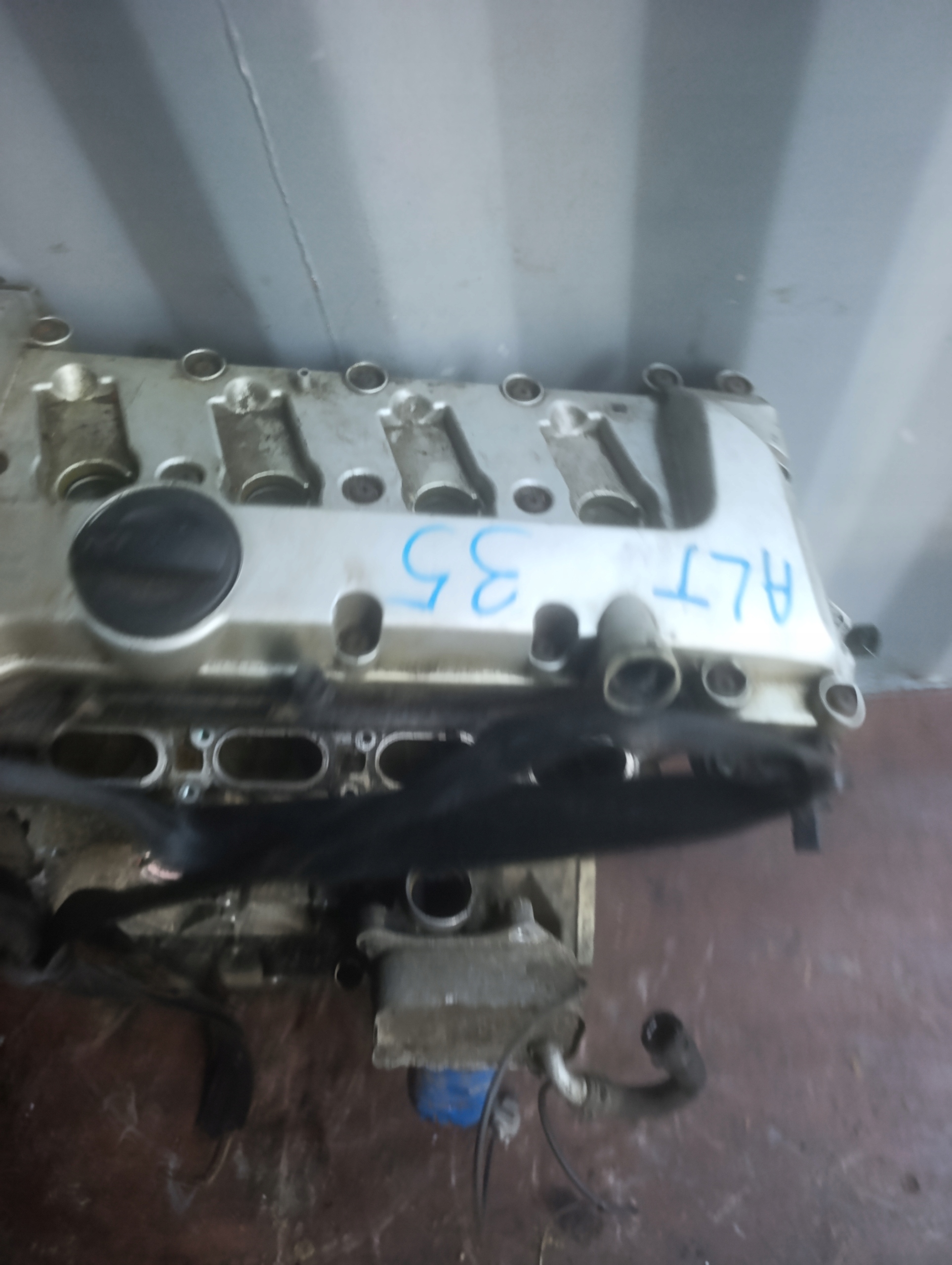 engine unprotected pillar Audi 2.0 ALT