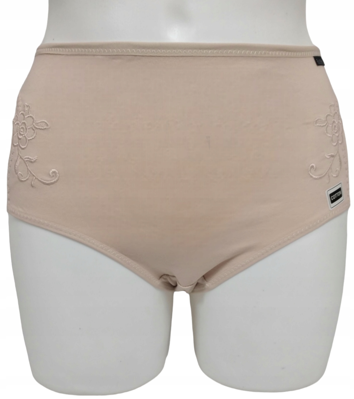 WYSOKIE FIGI DAMSKIE Dorimodes BAWEŁNA XXL DUŻE ROZMIARY Wzór dominujący kwiaty