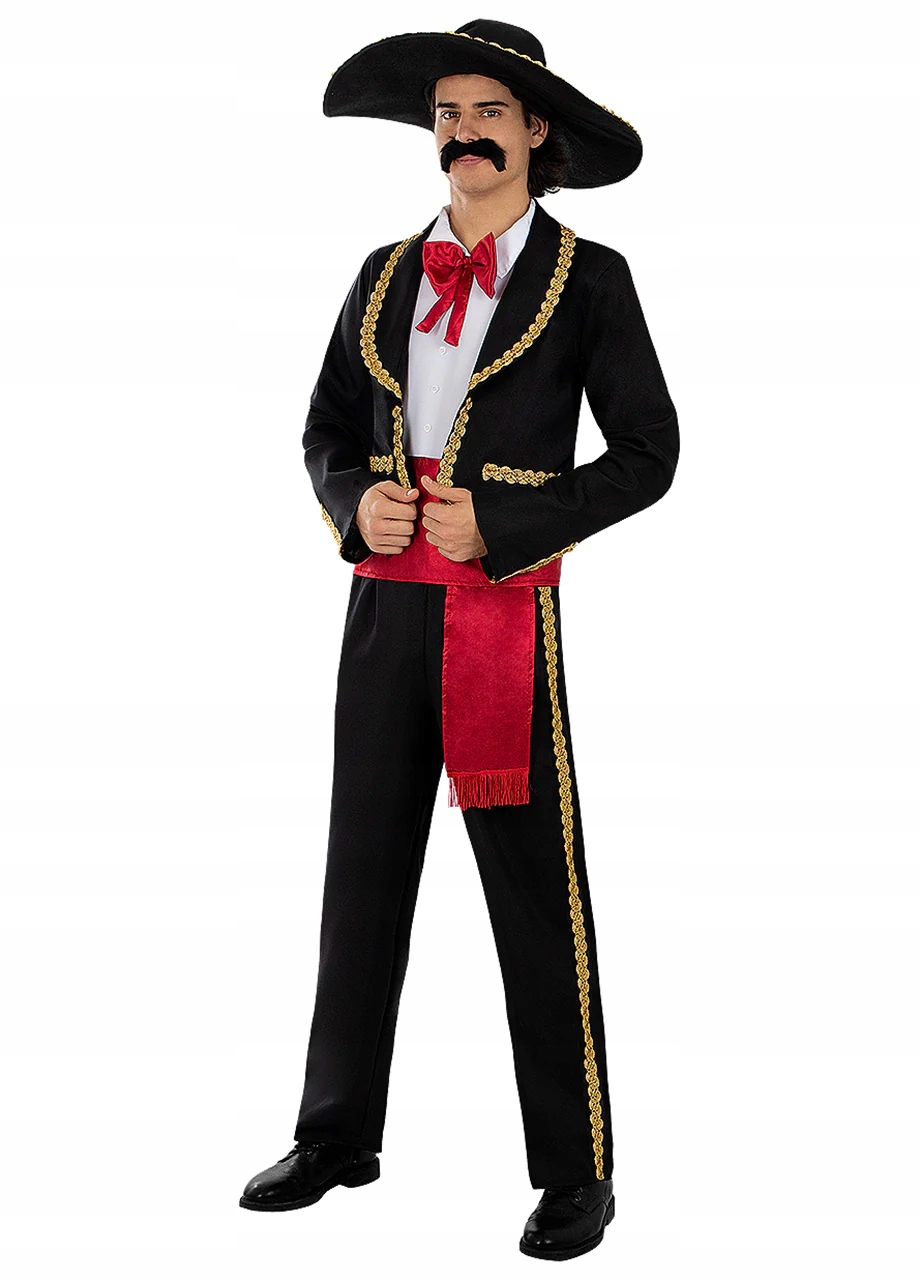 Kostým Mexičan Kostým Mariachi Karnevalový kostým M