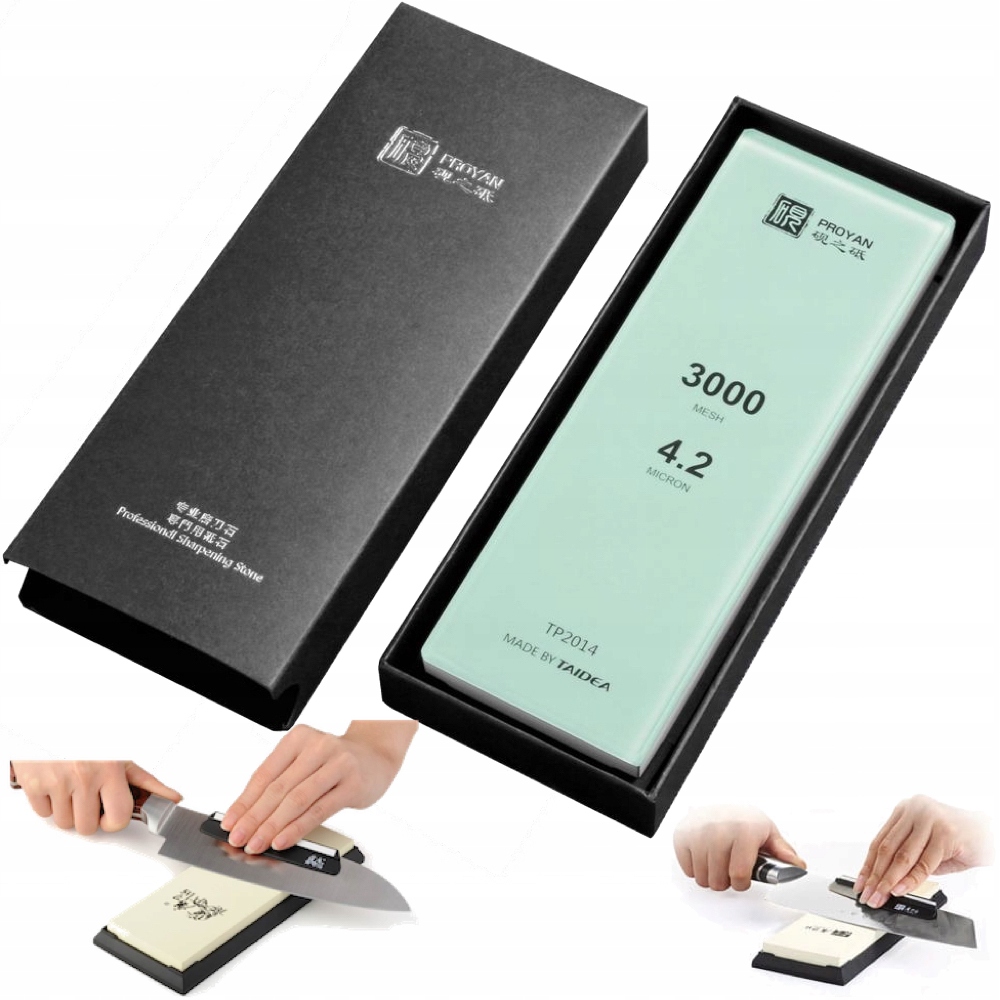 Ostrzałka Osełka Glass Kamień Wodny Do Ostrzenia Noży 3000 TP2014 TAIDEA