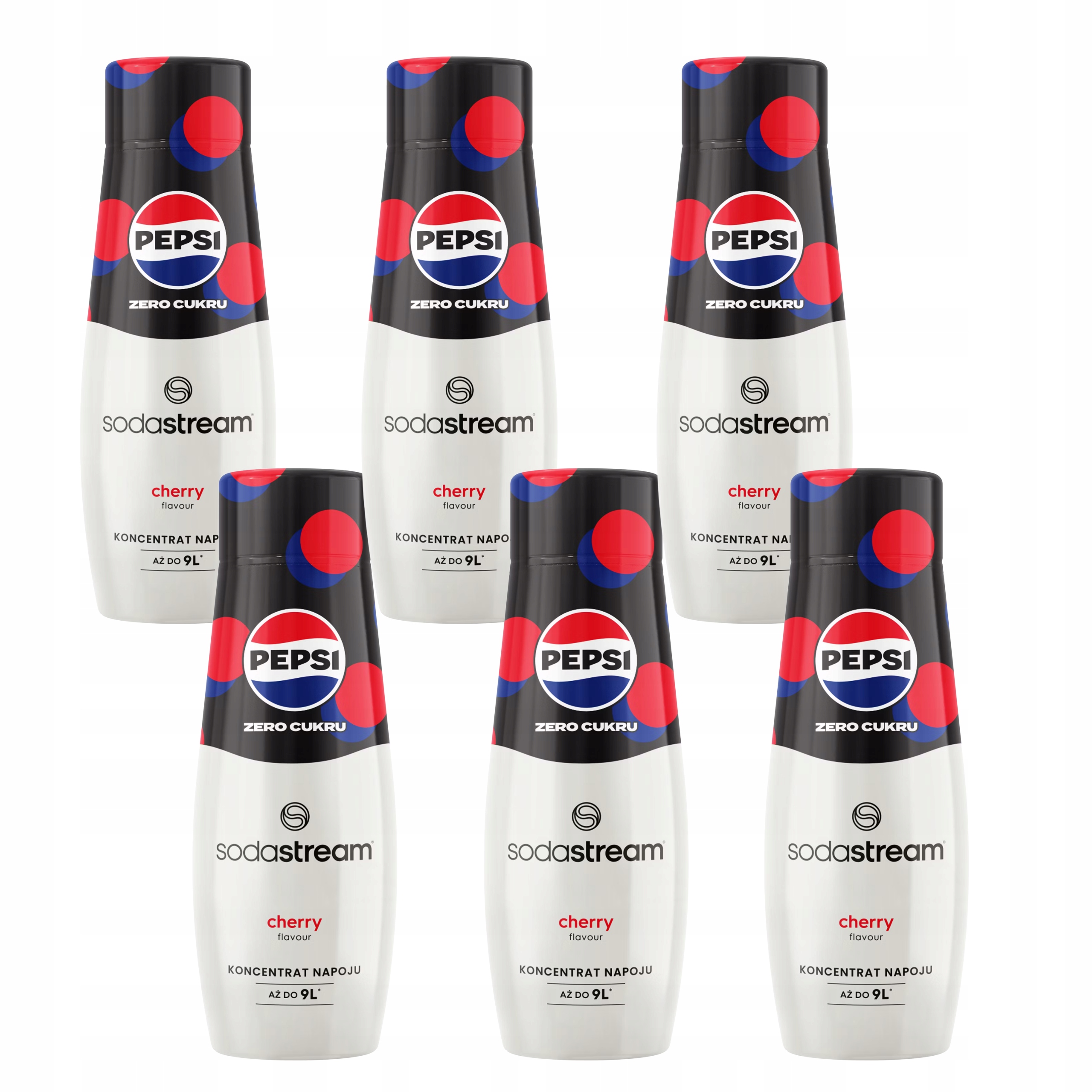 Levně Sirup SodaStream Pepsi Cherry Zero Cukr koncentrát pro plynování vody x6