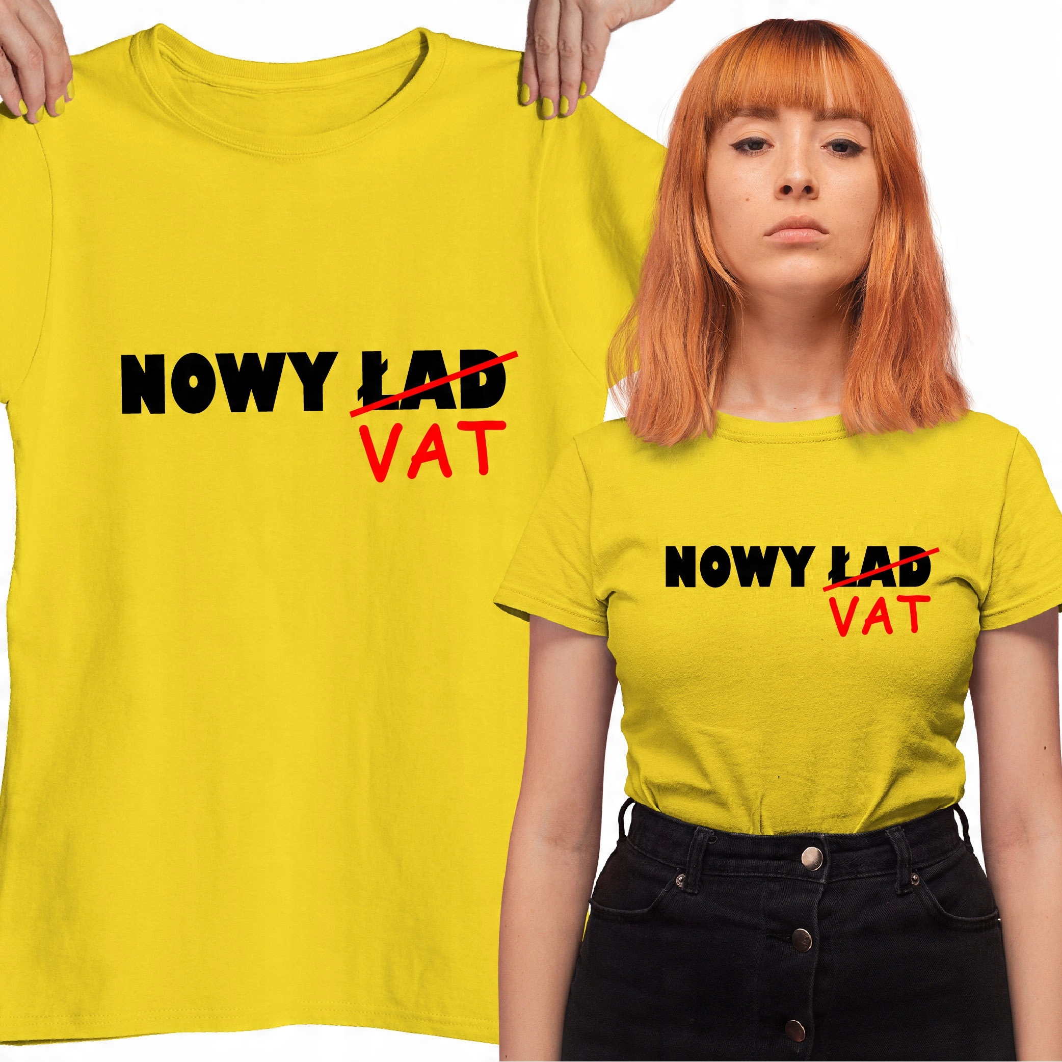 

Koszulka Tshirt Parodia Anty Nowy Ład Stop Pis