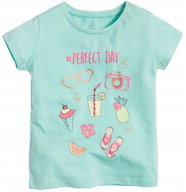 

Cool Club t-shirt 100% bawełna brokat r 140