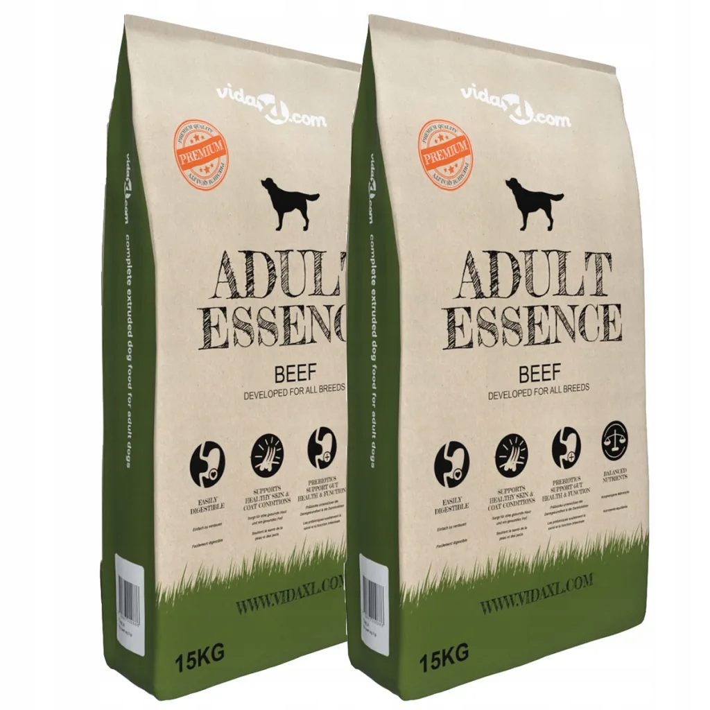 Levně Prémiové suché krmivo pro psy Adult Essence Beef 2 ks 30 kg 275191