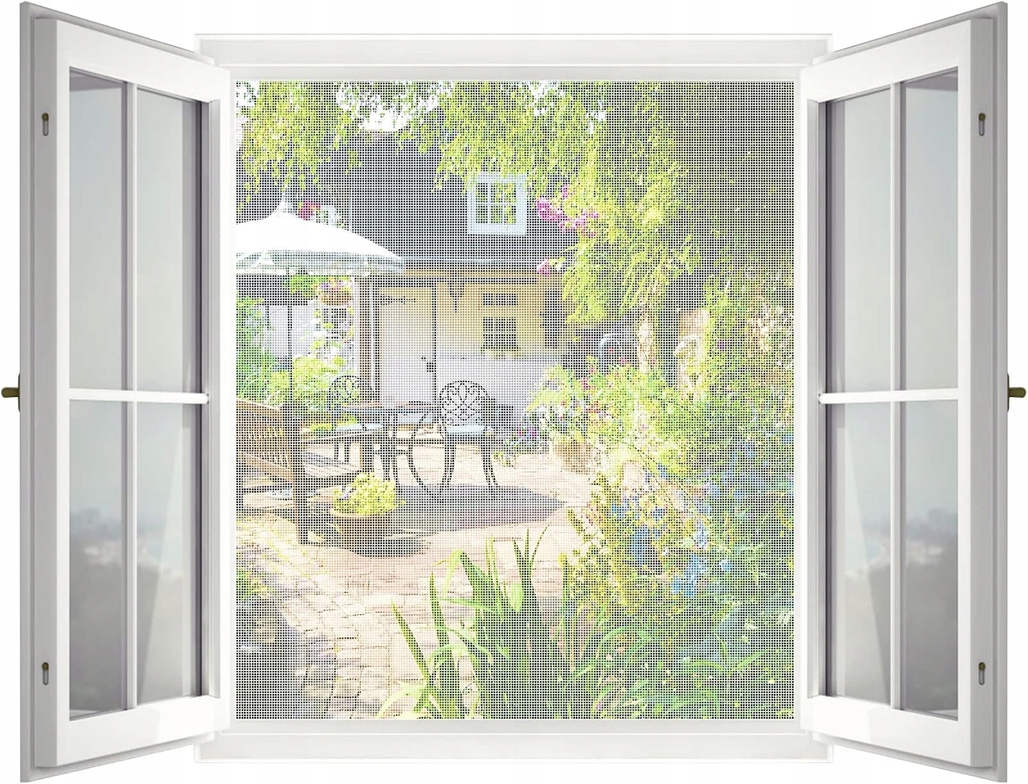 Moskytiéra okenní síť proti hmyzu Barva Bílá 150x180 cm