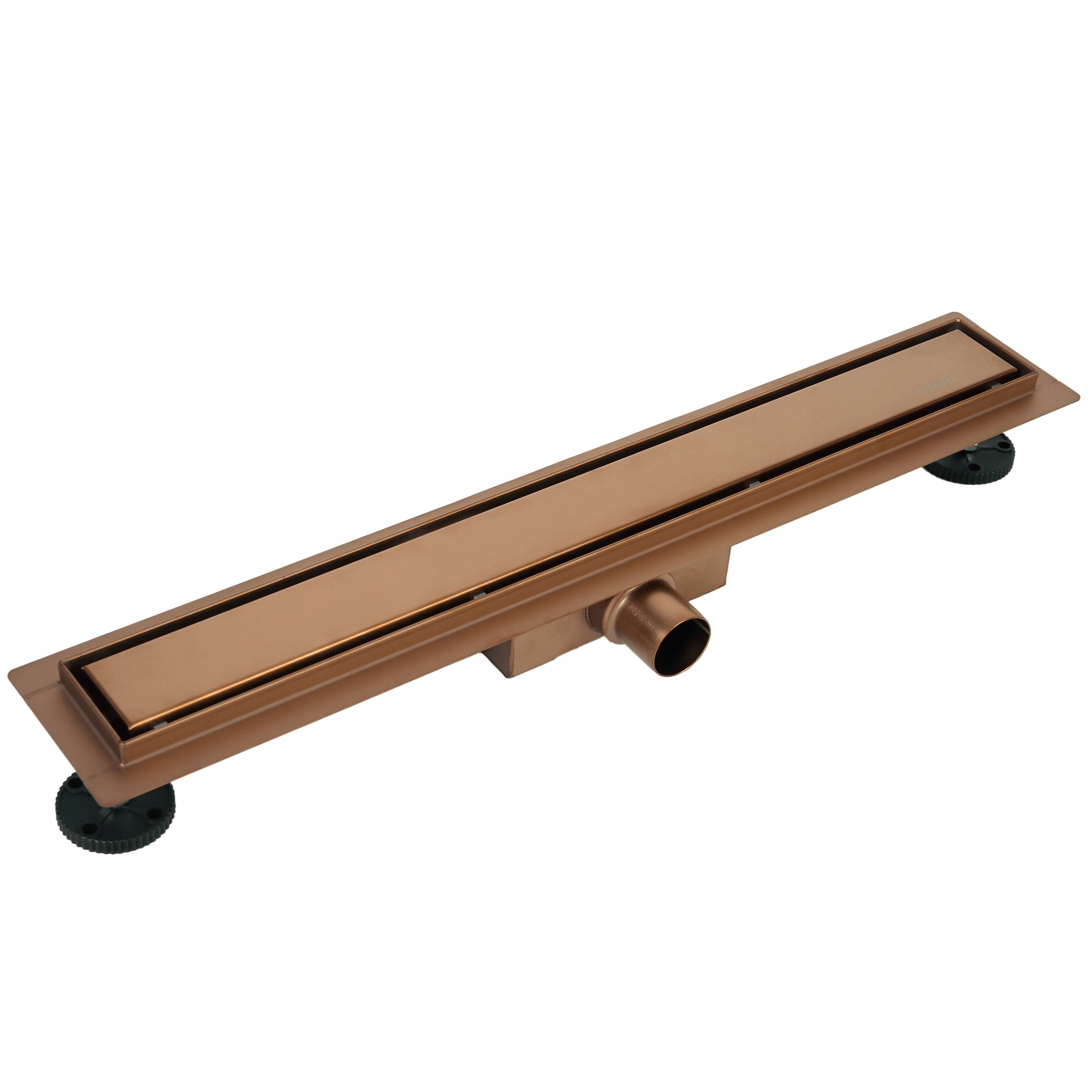 Balneo Obojstranný Lineárny Odtok Pod Dlažbu 2v1 Nízky Medený 60 CM
