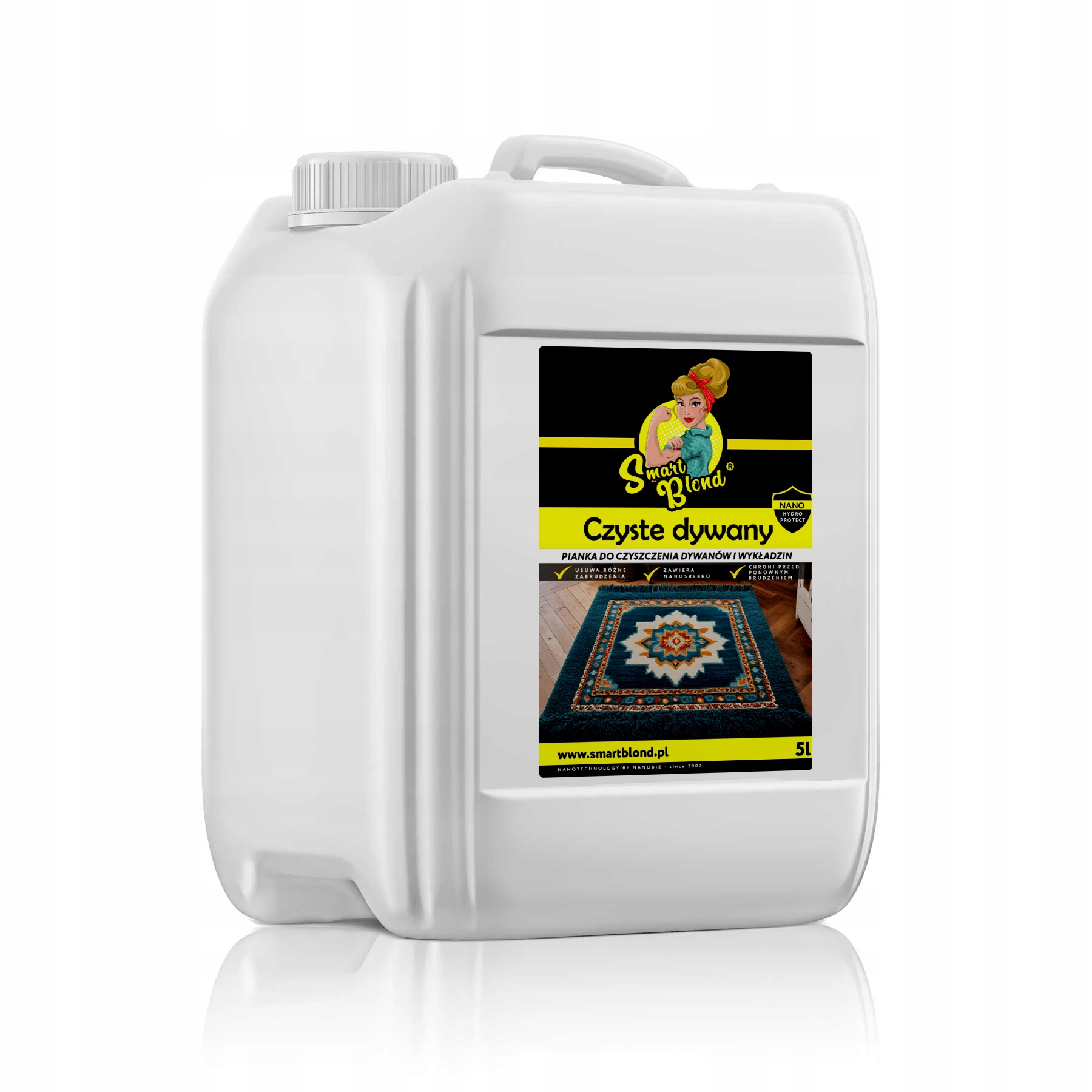 Levně SmartBlond Čisté pěnové koberce na čištění koberců a koberců 5 litrů