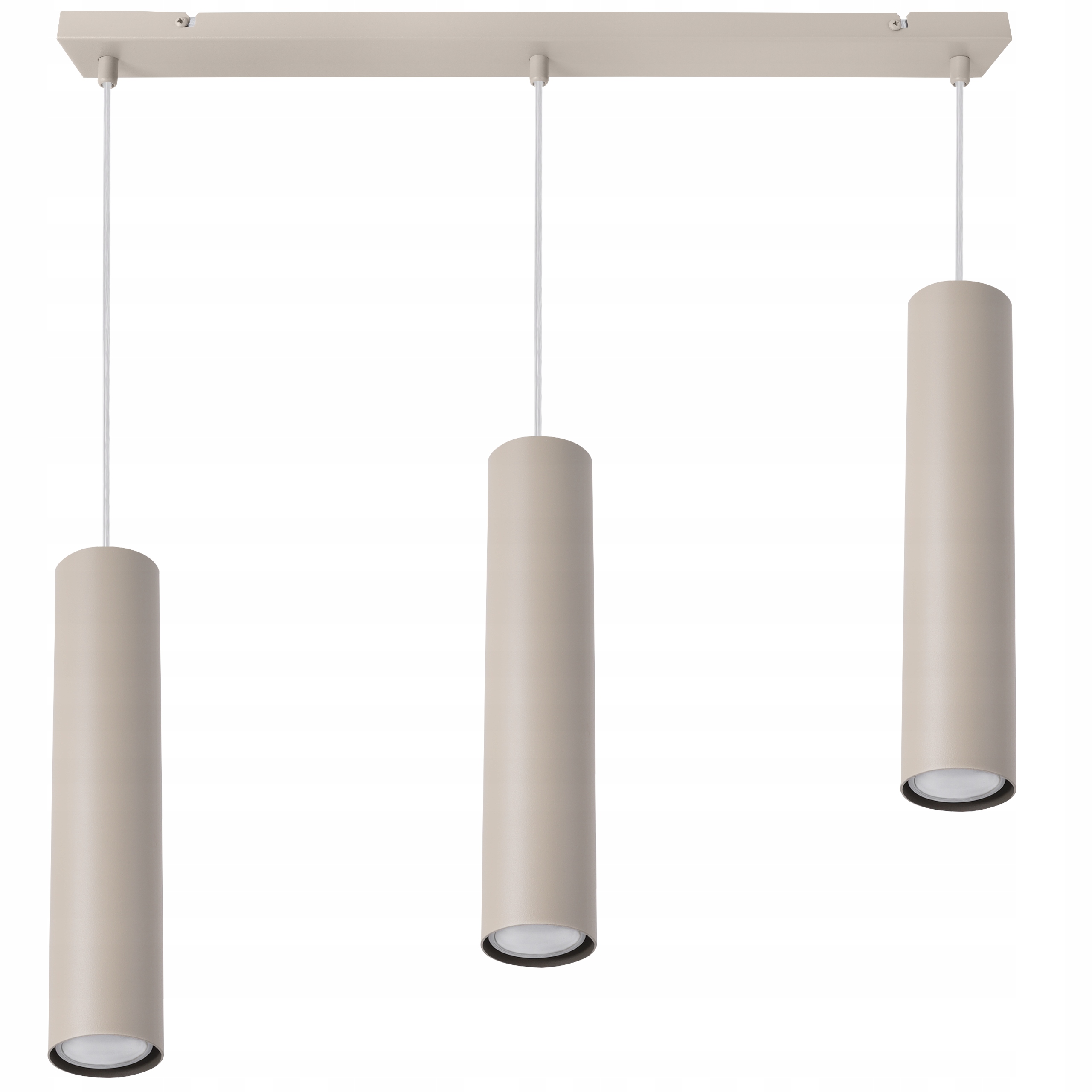 Závesná Stropná Lampa Luster Tuba Kašmírová Trojitá Lišta Do Kuchyne