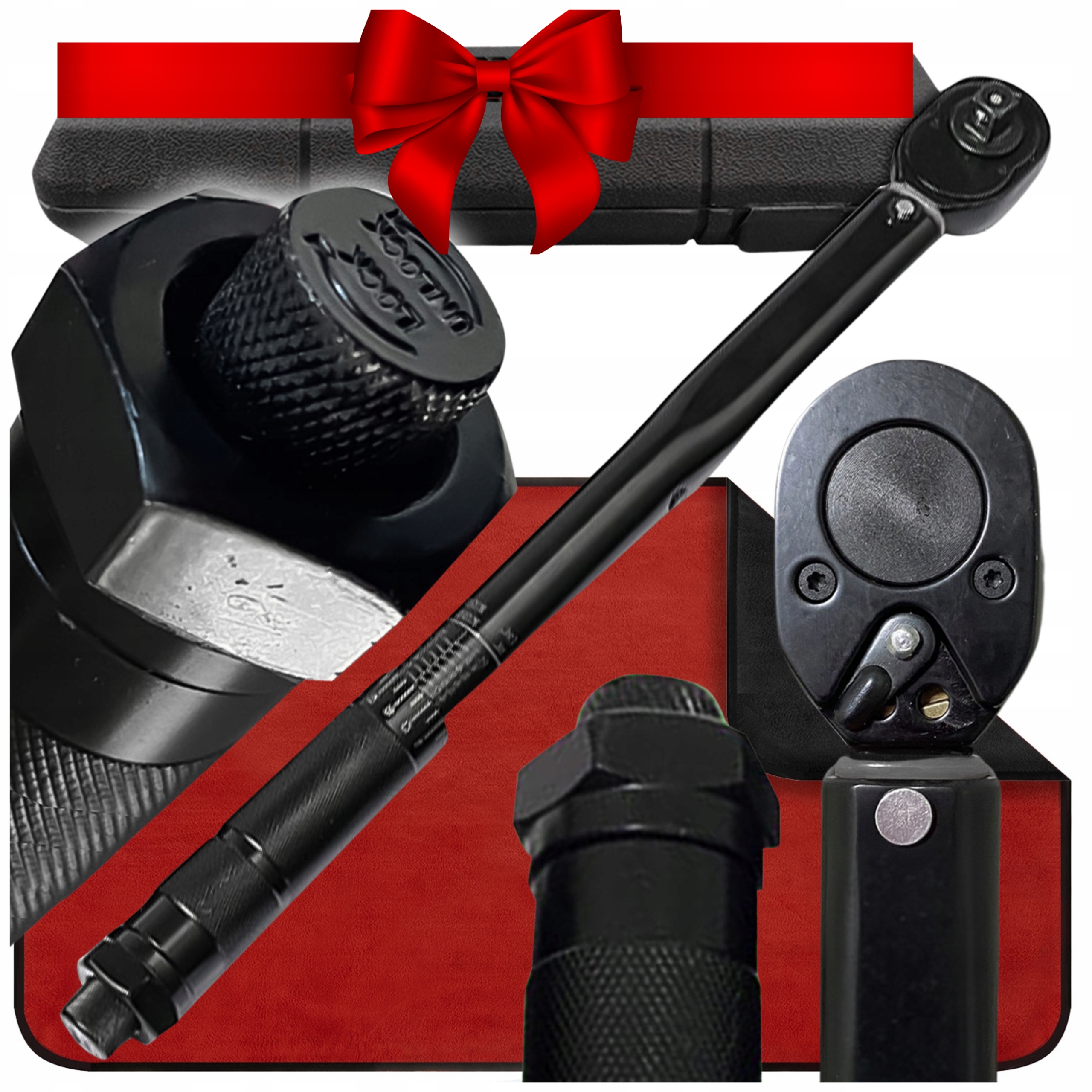 KLUCZ DYNAMOMETRCZNY Z BLOKADĄ DWUKIERUNKOWY 7-112nm ETUI + RĘCZNIK DO AUTA